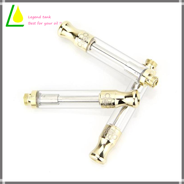 0.5ml 1.0ml Bud Vape Tank Empty Brass Knuckles Vaporizer Glass Cartridge