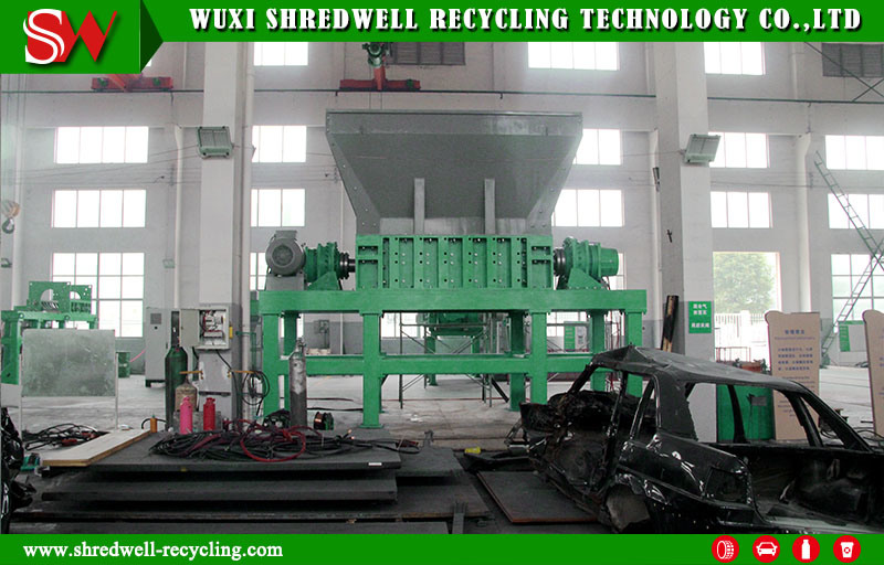 Double/Two Shaft Shredder for Recycling Metal Scraps/Used Tires/Soild Waste/Plastic/Wood