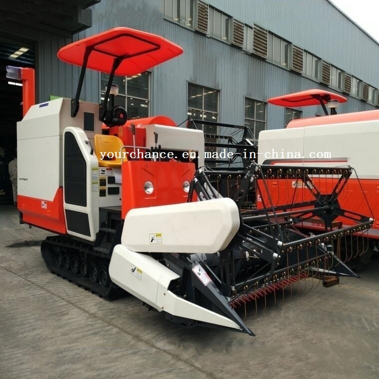 Philippines Hot Sale 4lz-4.0 Rice Combine Harvester with Vertical Discharging Pipe