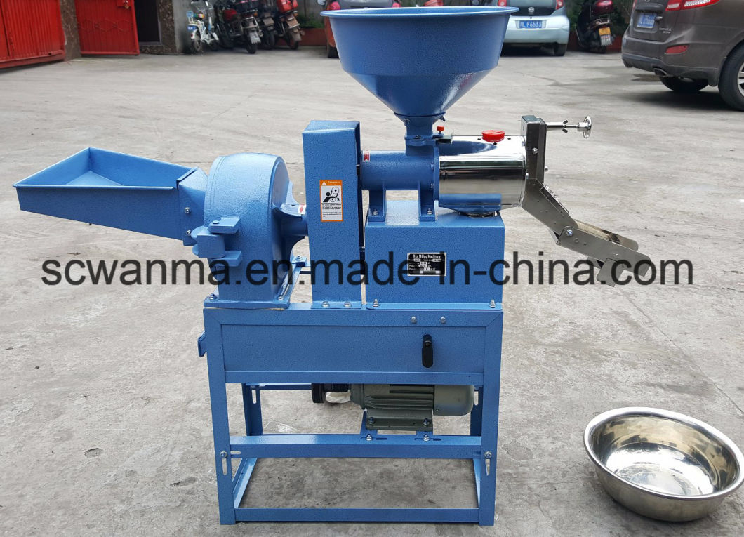 Wanma86 Lowest Price Small Scale Low Combine Rice Mill and Peeling Machine