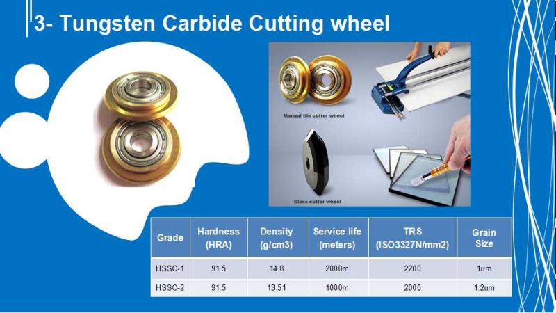 Tungsten Carbide Hssc-1 Scoring Wheel