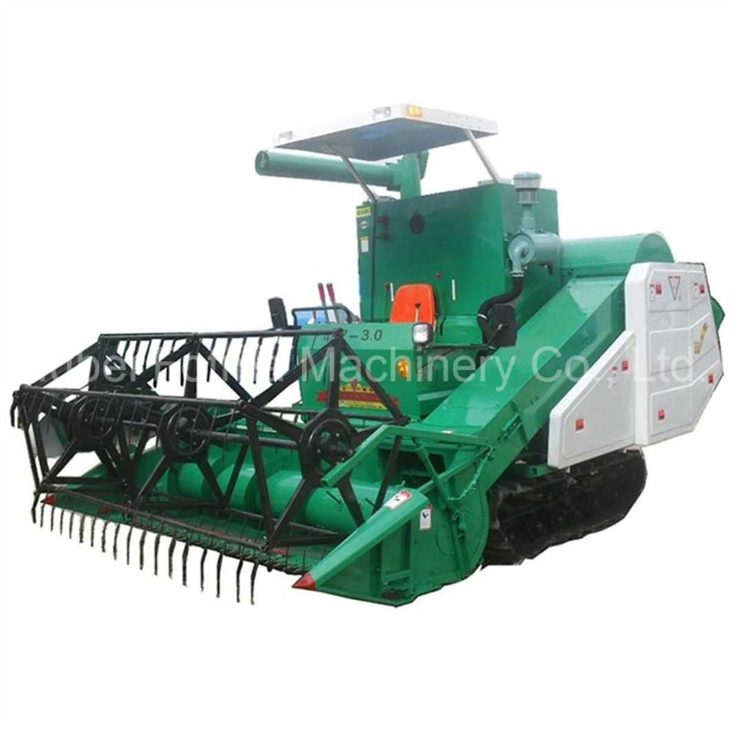 New Full Feeding Tracked Rice & Wheat Combine Harvester (4LZL-3.0)