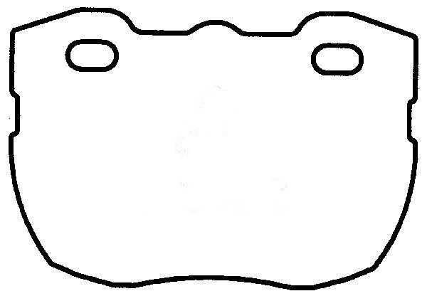 D520 Brake Pad Back Plate