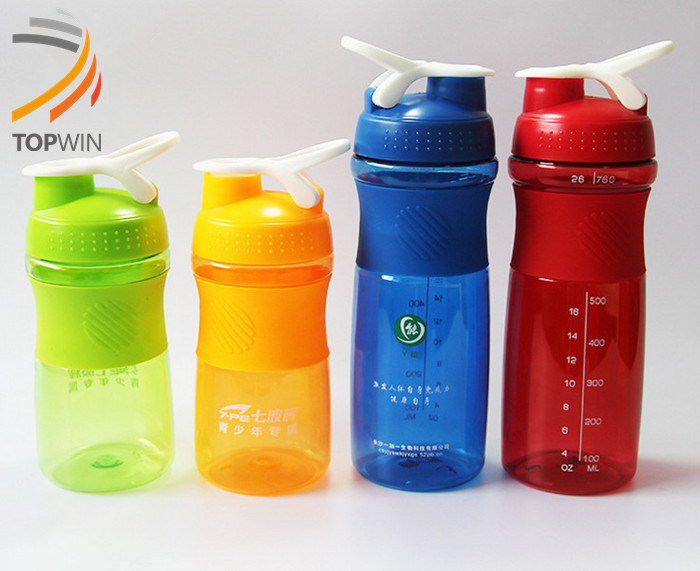 BPA Free 760ml Plastic Protein Shaker Drinking Water Bottle for Gym Sport