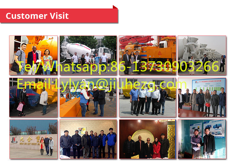 Annual Discount Mini Concrete Pump China Jiuhe Brand with Certification ISO and Ce