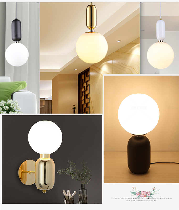 LED Lights Modern Simple Dining Rooms Living Rooms Pendant Light