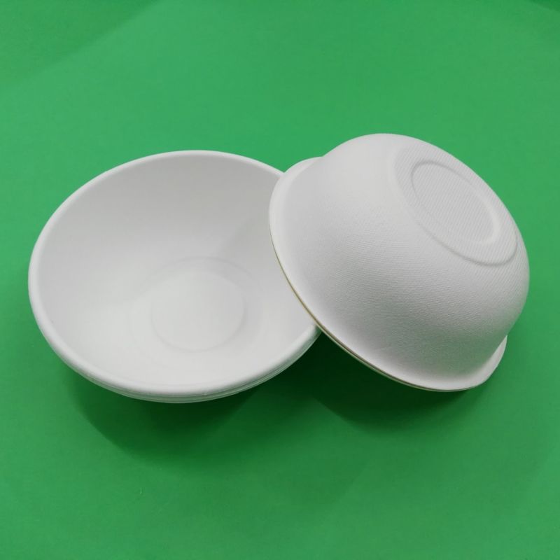 Disposable Sugarcane Pulp Paper Lunch Box, Paper Tableware