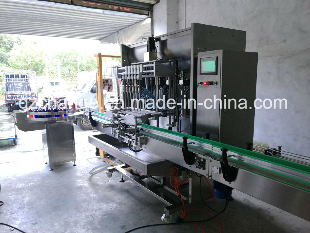 Automatic Shampoo Lotion Liquid Detergent Bottling Capping Labeling Production Line