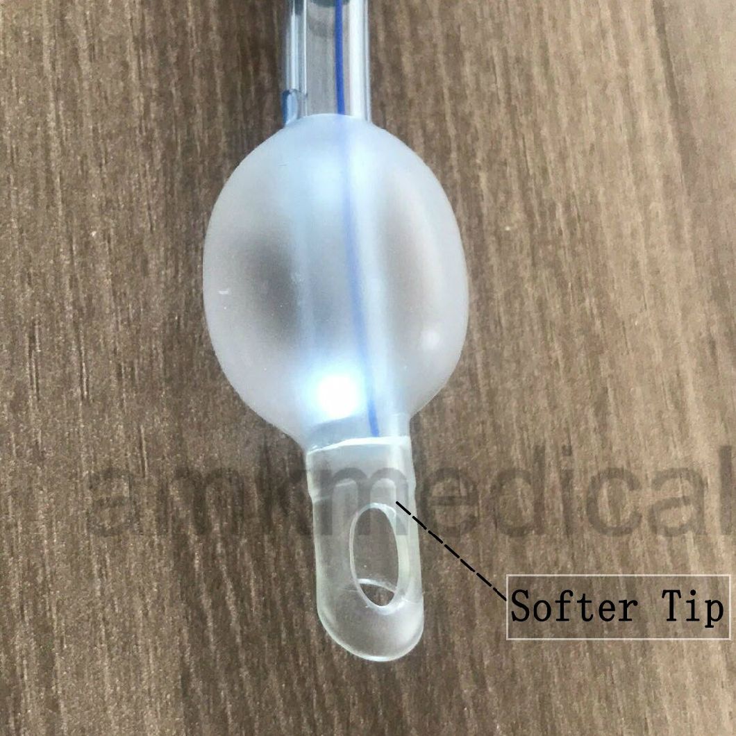 Disposable Medical Endotracheal Tube with Subglottic Suction Line and Softer Tip with Ce