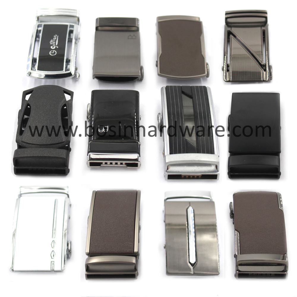 Silver Centre Bar Metal Pin Leather Belt Buckle