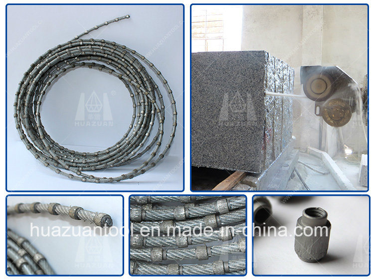 Stone Cutting Wire Saw! Used Machine Diamond Wire Saw for Stone Granite Marble Block Squaring