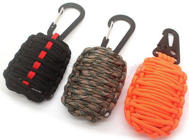 Outdoor First Aid Paracord Emergency Disaster Survival Kit