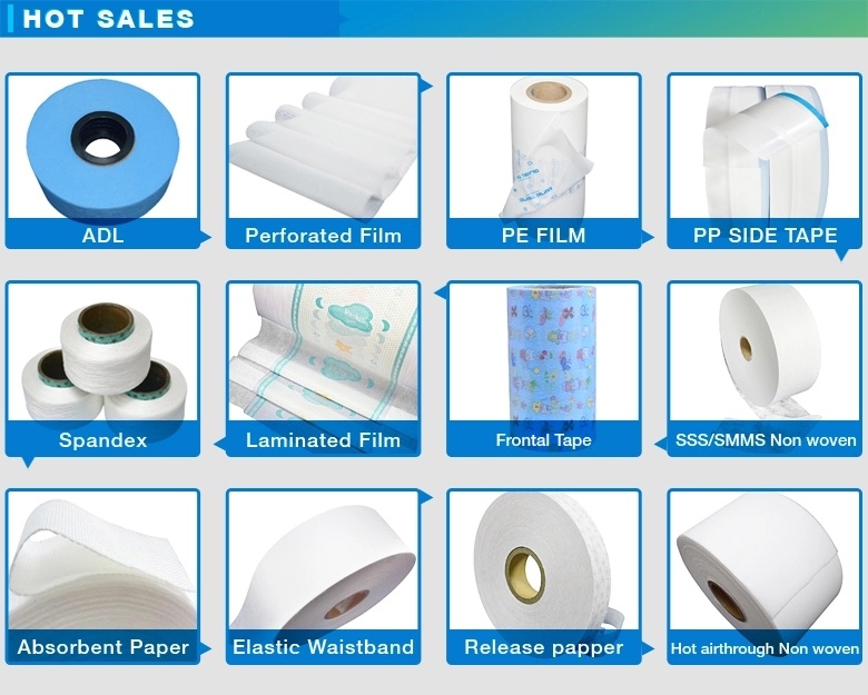 Diaper Raw Materials Magic Side Tapes with High Quality