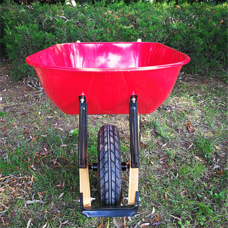 Truper Model 100L Heavy Duty Wooden Handle Wheel Barrow