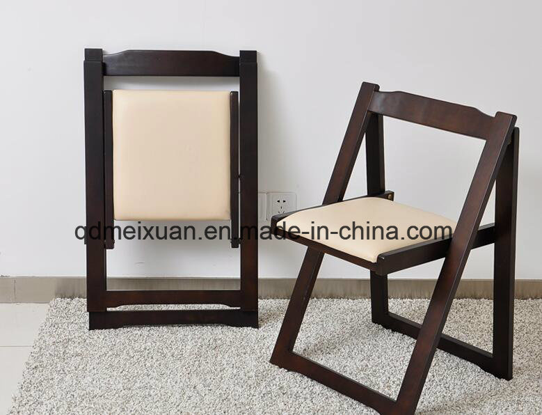 Solid Wooden Folding Chairs Living Room Chairs Coffee Chairs (M-X2539)