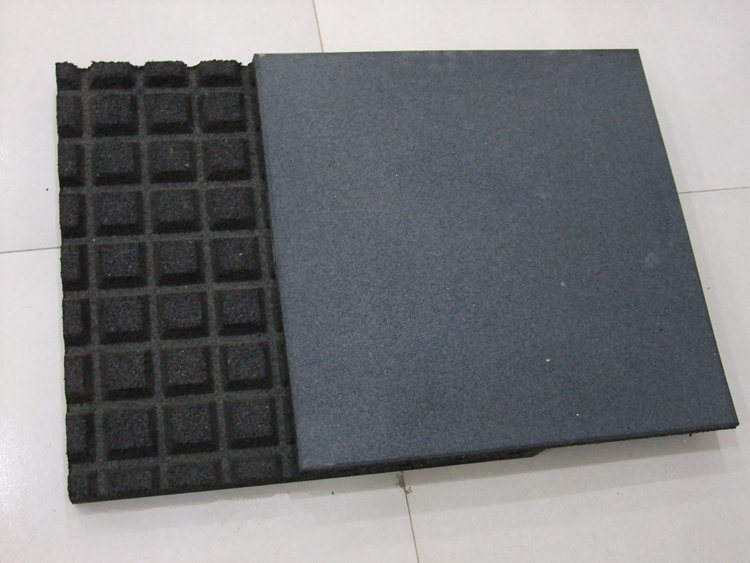 500*500*15mm Outdoor Playground Rubber Sheet Floor Tile