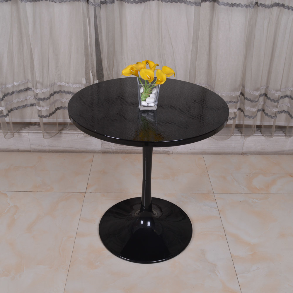 Wooden Black Round Restaurant Furniture Saarinen Style Tulip Dining Table