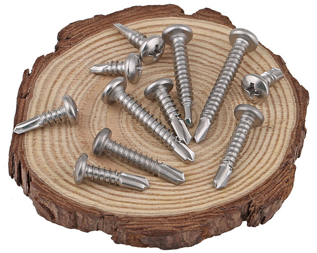 Philips Round Head Stainless Steel Self Drilling Screw