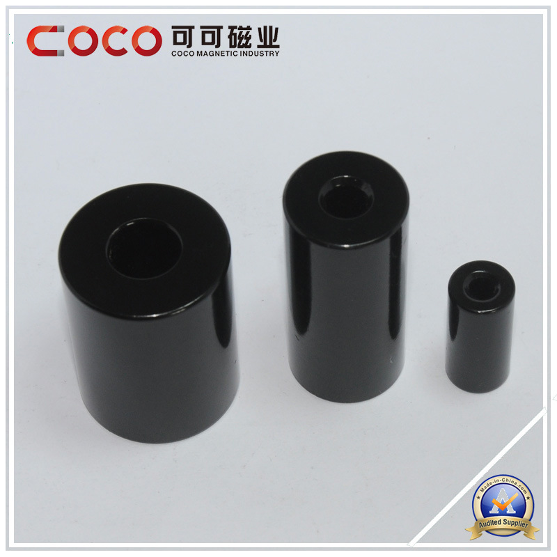 Cylinder Shaperare Earth NdFeB Magnets Coating Black Epoxy