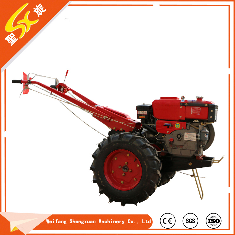 Small 15HP Farm Tractor Tiller with Electric Start