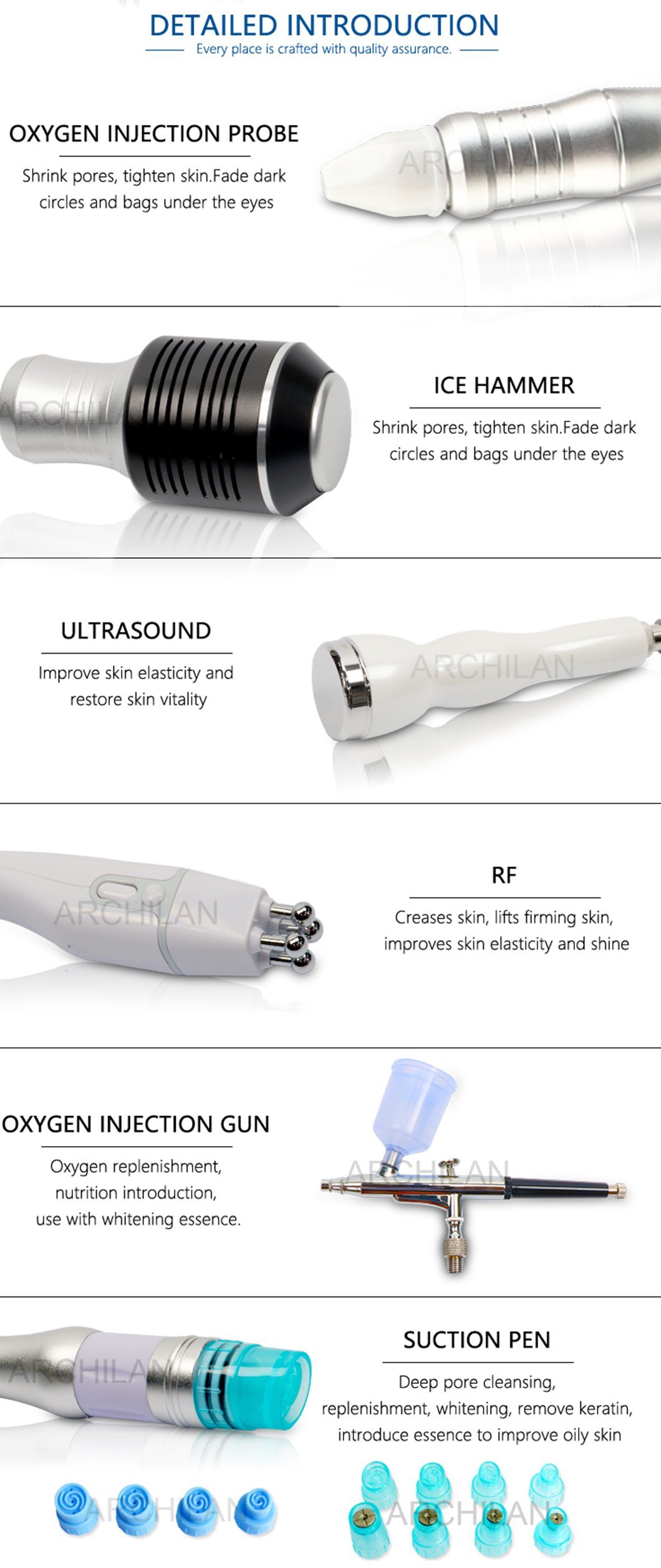 Oxygen Facial Machine Skin Rejuvenation Beauty Salon Equipment