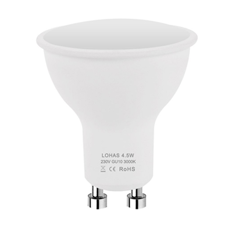 Recessed LED Ceiling Light Warm White Cold White 3000K 6000K 4.5W GU10 LED Spotlight with Ce RoHS