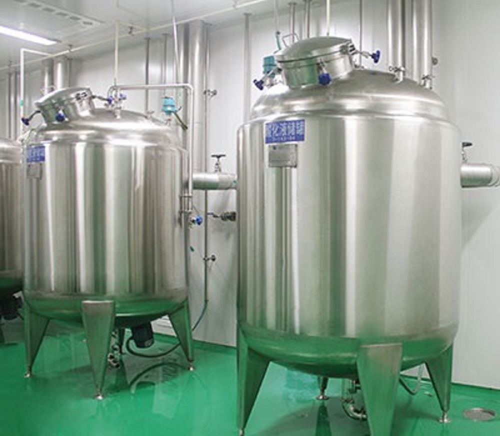 Milk Production Line Machine Stainless Steel Mixing Tank