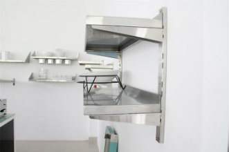 Adjustable Board Type Stainless Steel Wire Hanging Wall Mounted Shelving for Kitchen