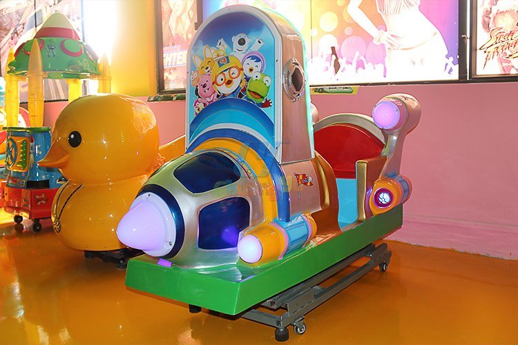 Indoor Coin Operated Amusement Electronic Video Games Plane Kiddie Ride