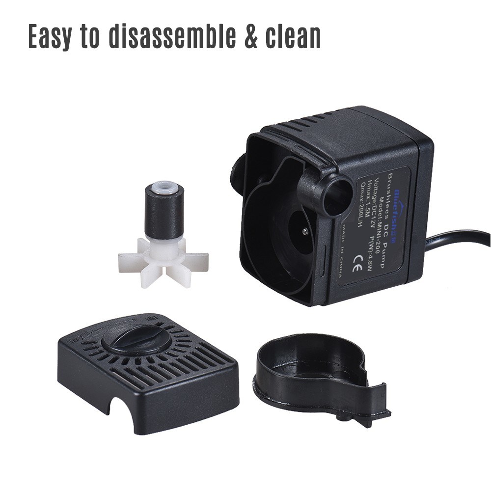 Centrifugal Submersible Solar DC Brushless Tank Circulation Computer Desktop Fountain Pump Water Pump