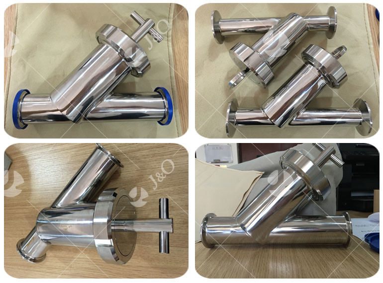 Stainless Steel Sanitary Threaded-Nut Y-Type Filter Strainer