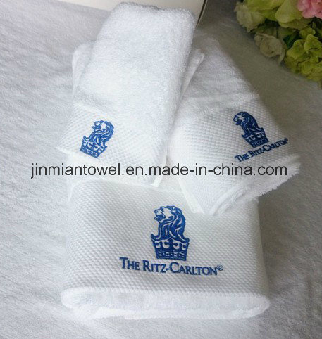 Factory Price Embroidery Facial SPA Hotel Towels