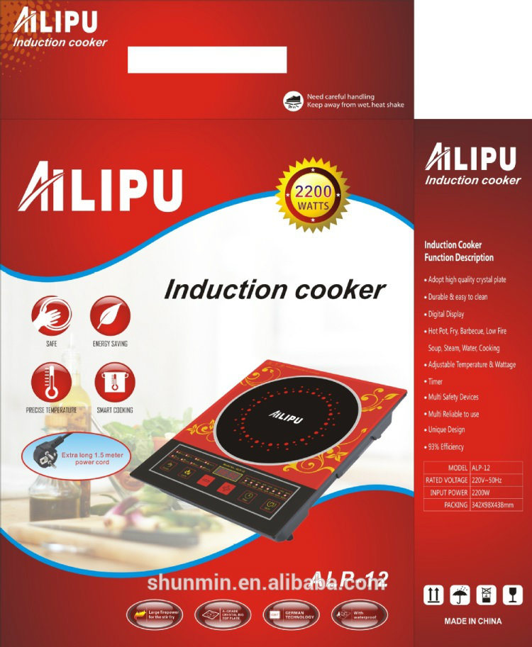 Ultra Thin Electric Induction Cooker with Cookware