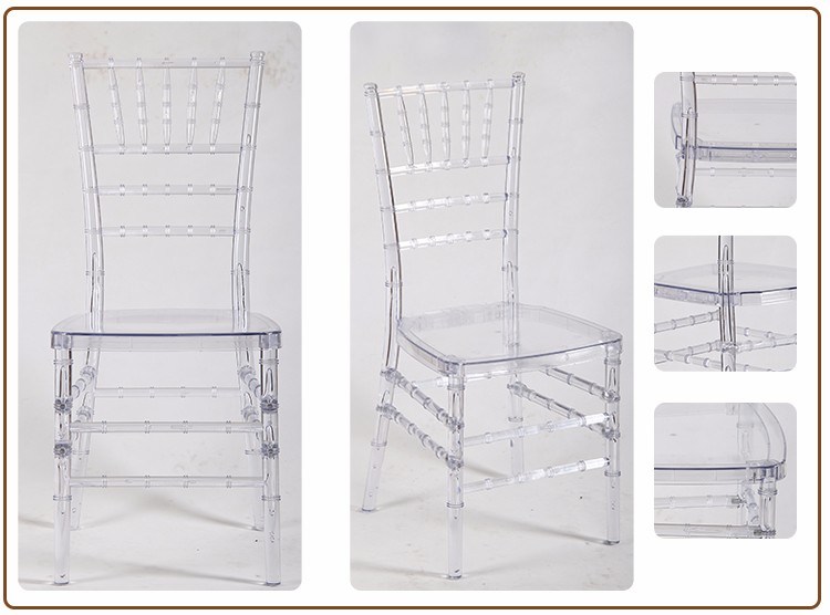 Resin and Wooden Chiavari Wedding Dining Chairs