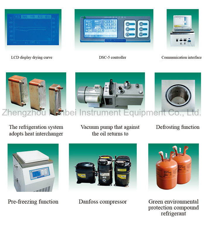 Lab Vacuum Freeze Dryer Machine Lyophilizer Price for Sale