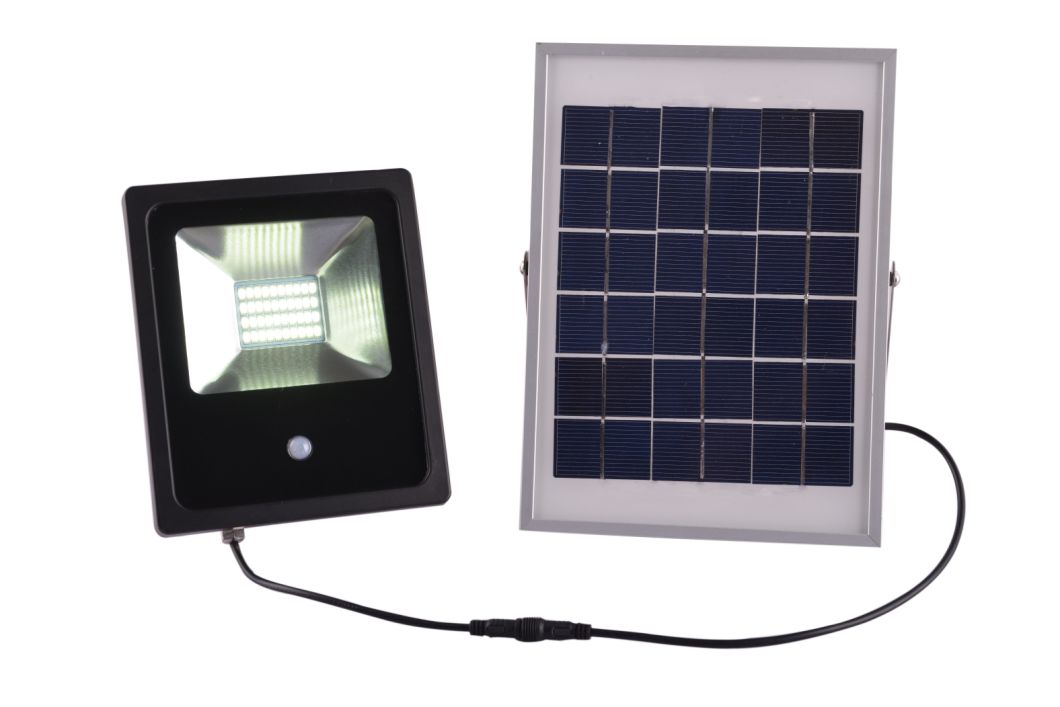 20W 30W Solar Power LED Flood Light with PIR Sensor