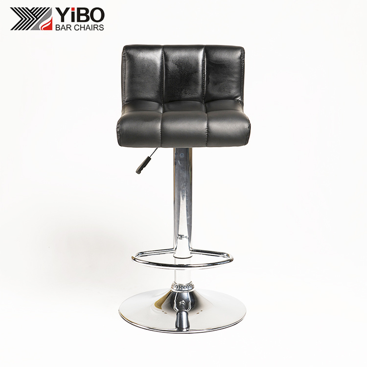 Hot Sale PU Leather High Chair Bar Stool with Back