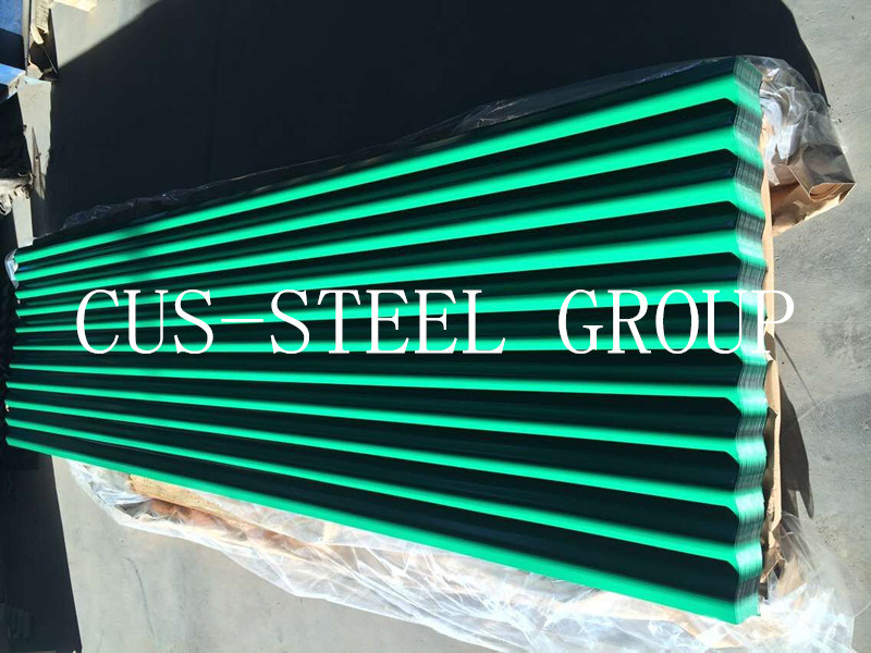 0.15*665mm PPGI Steel Roof Tile/Prepainted Galvanized Galvalume Corrugated Roofing Sheet