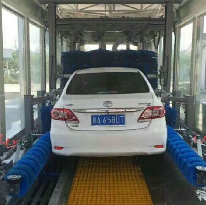 9 Brushes Iran Automatic Tunnel Car Washing Machine/Washer