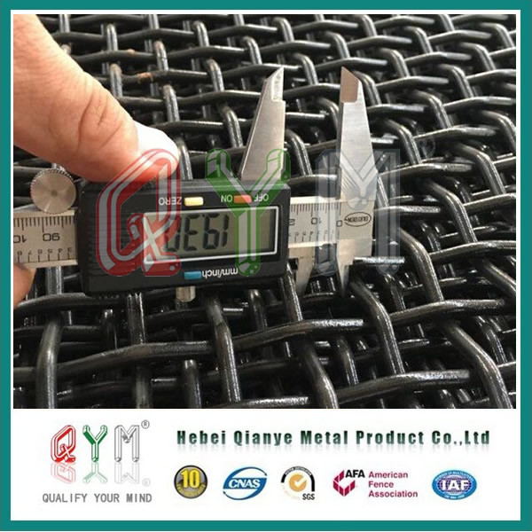 Steel Wire Iron Wire Square Hole Crimped Wire Mining Screen Mesh