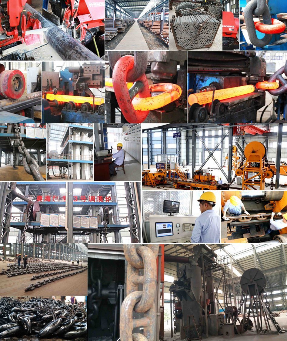 Galvanized Ship Open Link Anchor Chain-Aohai Anchor Chain Factory