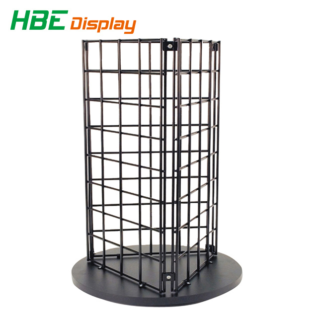 3-Sided Rotating Gridwall Display Stand