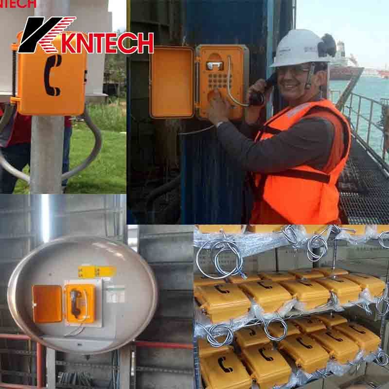 Autodial Trackside Telephone Knsp-10 Industrial Telephone with Beacon