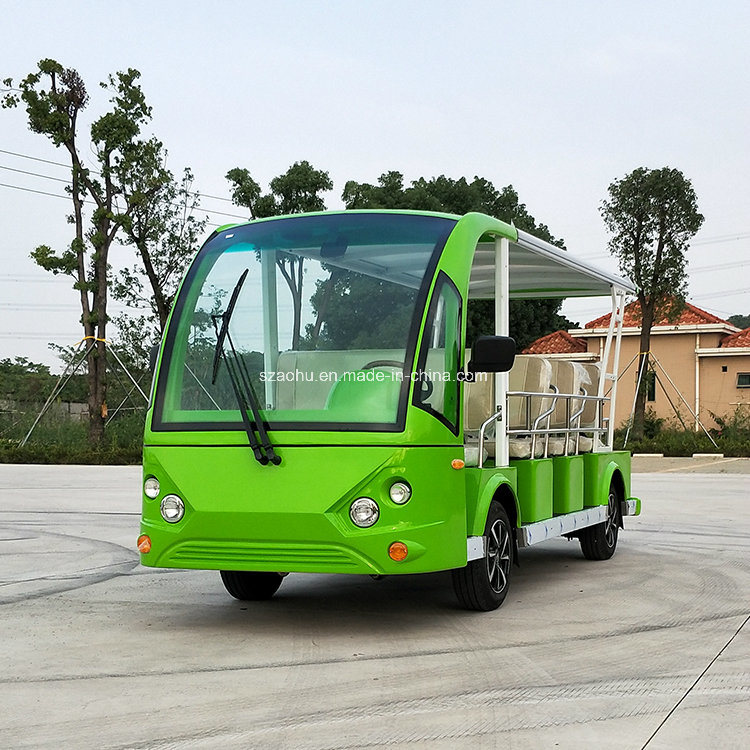 Aohu Brand Electric Shuttle Bus, Ce Approved 11 Seats Electric Sightseeing Car (AH-Y11)
