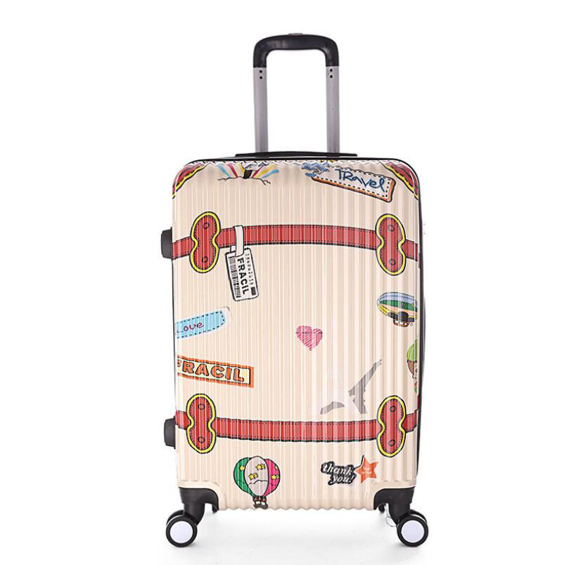 High Quatily Welcome Student Shool Scrawl ABS Compass Luggage