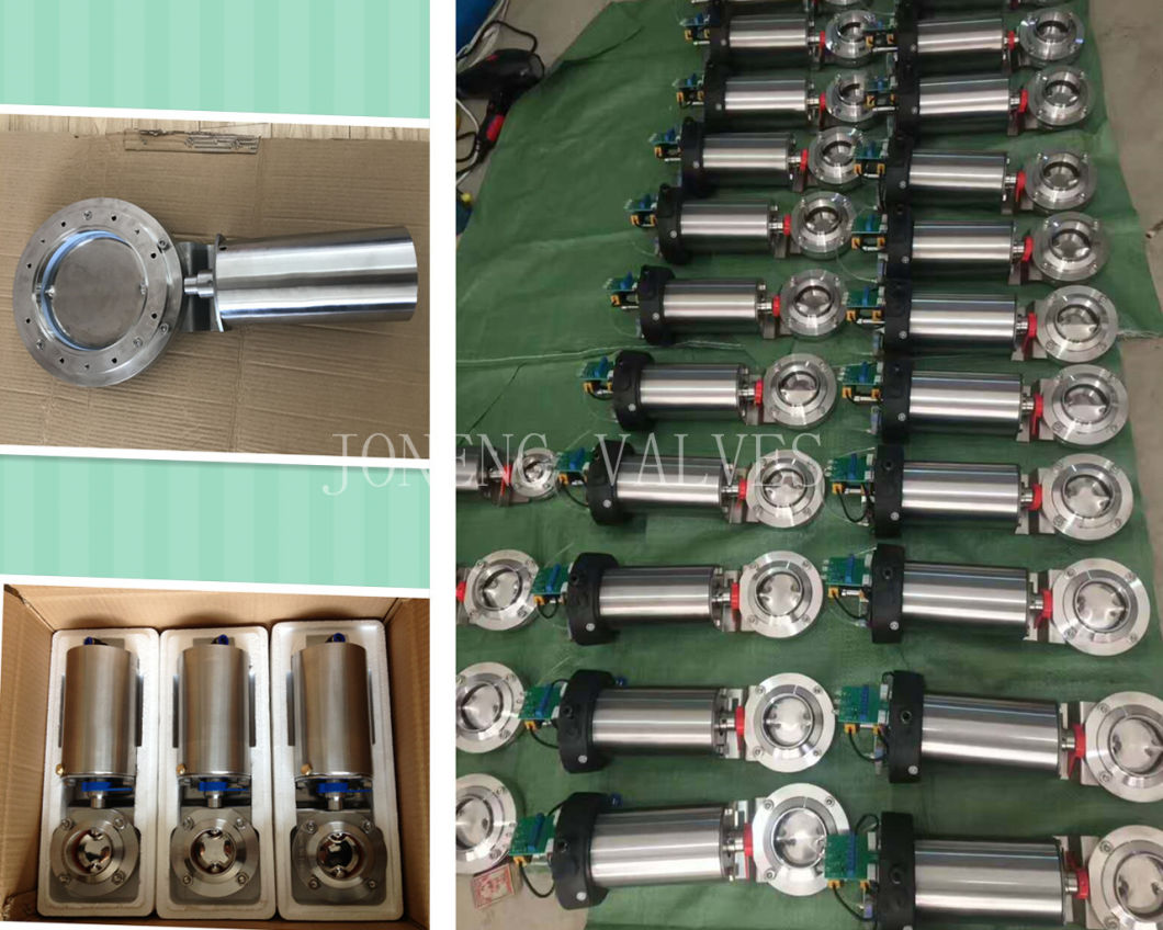 China Stainless Steel Pneumatic & Manual Food Grade & Hygienic Sanitary Ball & Diaphragm & Butterfly Control Valve (JN-1006)