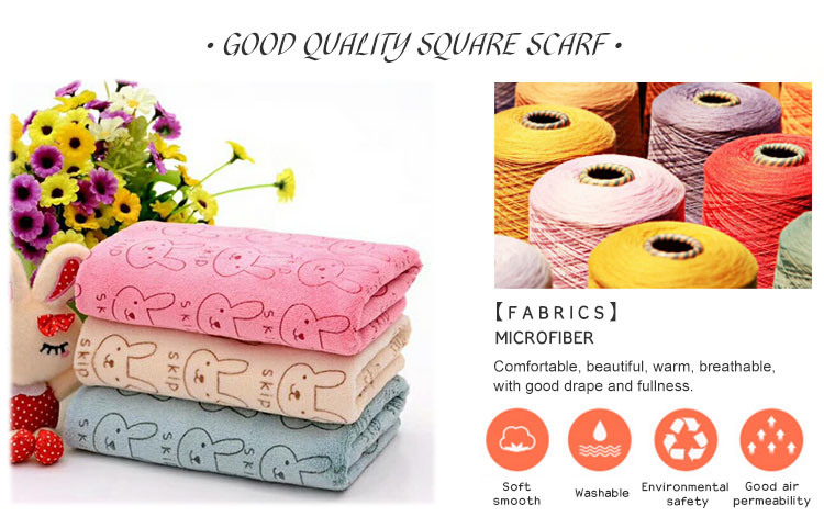 Manufacture Good Quality Jacquard White Face Towel