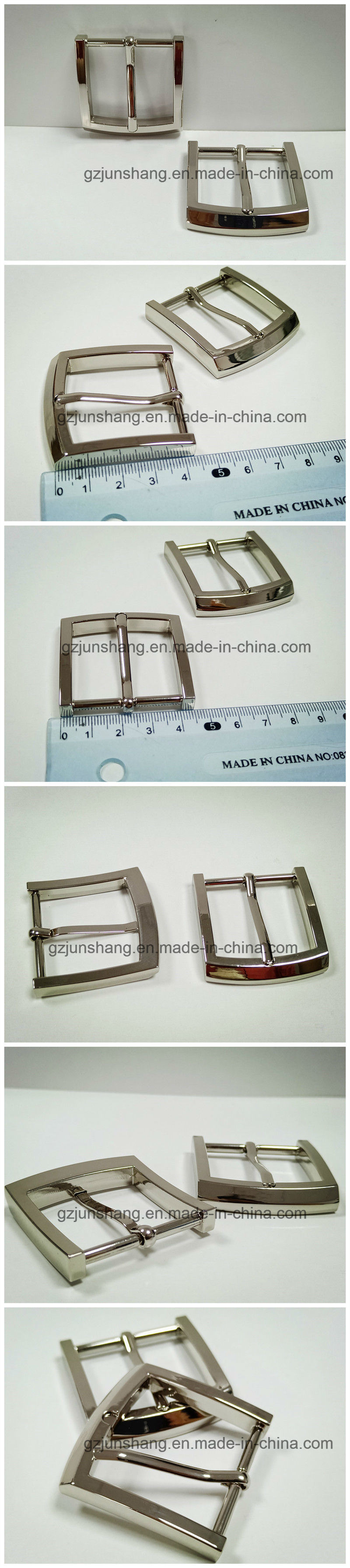 Hot Sale Zinc Alloy Material Custom Pin Belt Buckle for Garment Accessories