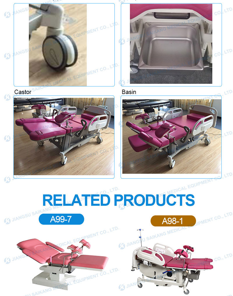 Hospital Furniture Obstetric Delivery Bed