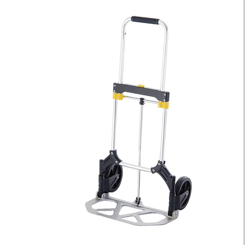 Aluminium Shopping Trolley Luggage Cart 60kgs Load Capacity Outdoor Hotel Foldable Luggage Cart Hand Truck Gzs70A-1